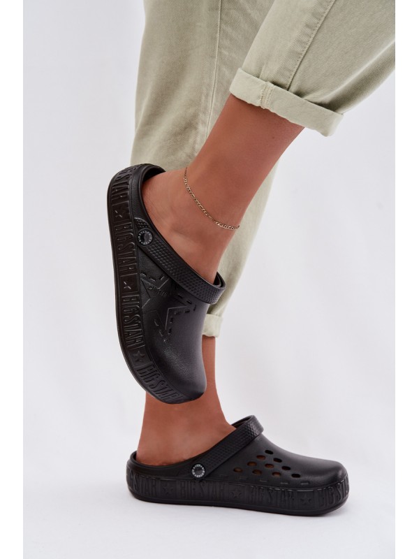 Women's Foam Chodaki Slides Big Star TT274A084 Black