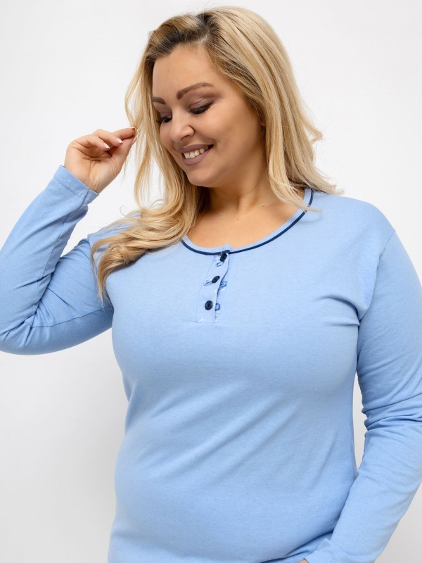 Pižama-DU-PI-FP-510.13-šviesiai mėlyna