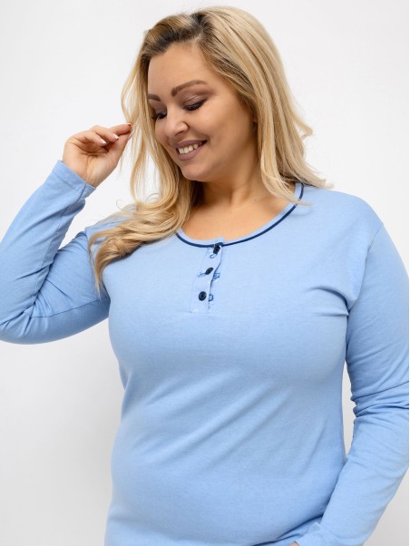 Pižama-DU-PI-FP-510.13-šviesiai mėlyna