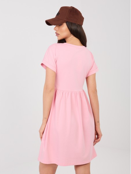 Suknelė-RV-SK-5672.03P-šviesiai rožinė