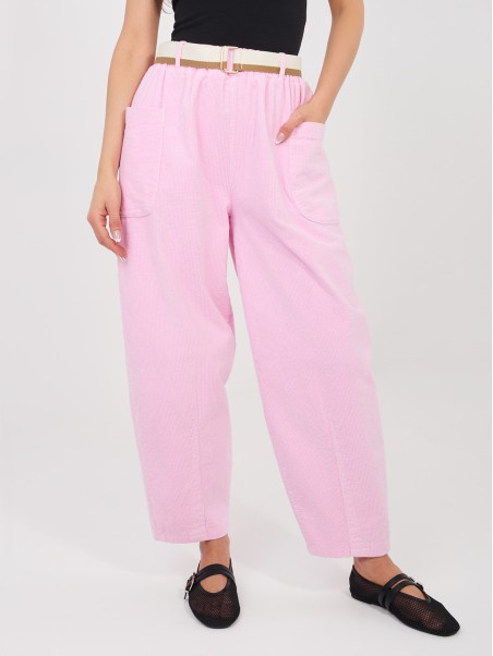 Spodnie-IT-SP-FL9665.78-jasny różowy