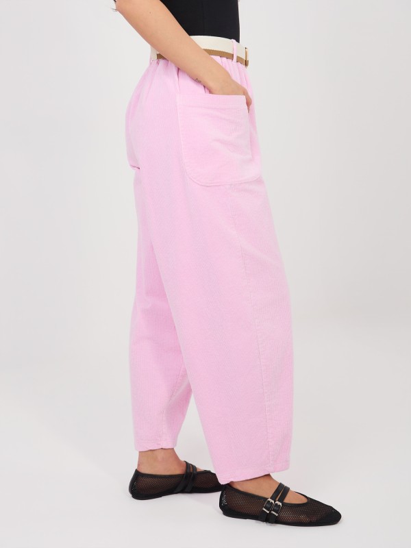 Spodnie-IT-SP-FL9665.78-jasny różowy
