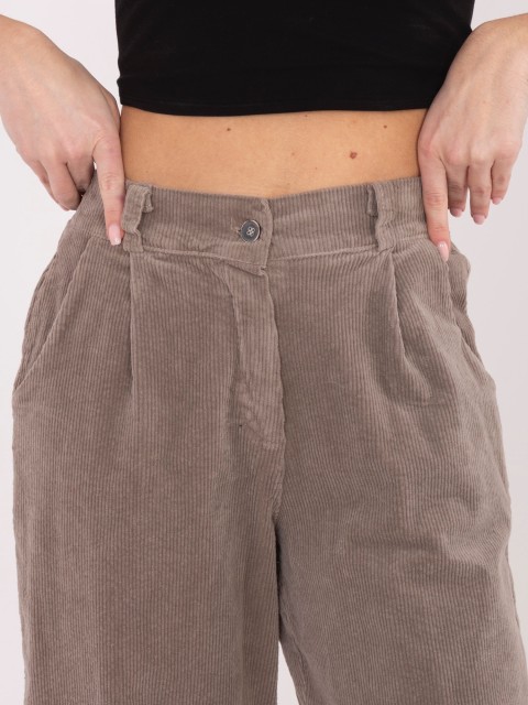 Spodnie-IT-SP-FL8916.80-ciemny bezowy