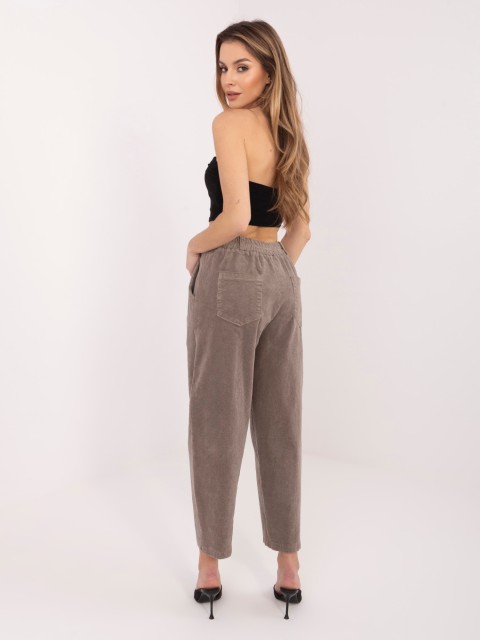 Spodnie-IT-SP-FL8916.80-ciemny bezowy 2