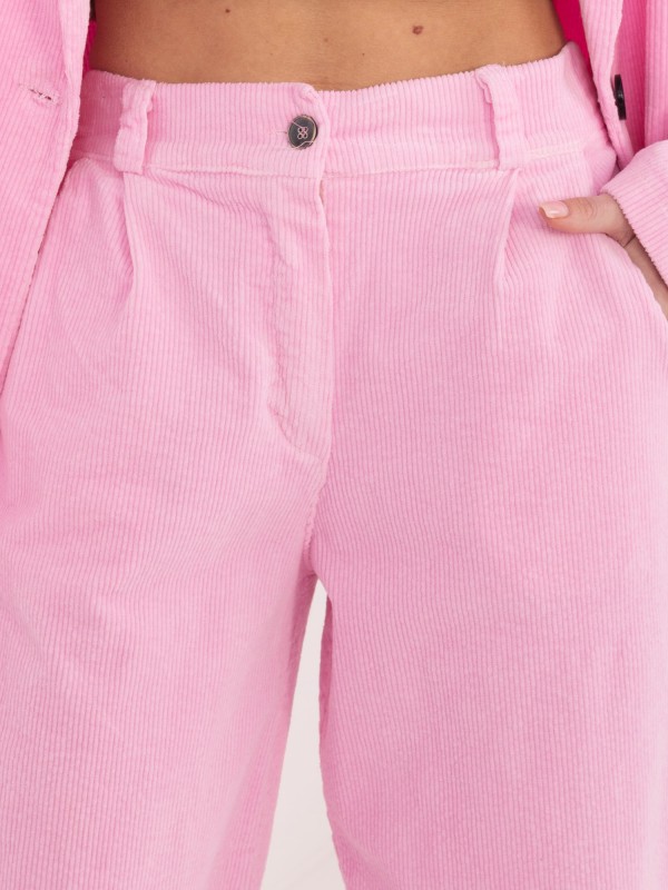 Spodnie-IT-SP-FL8916.13-jasny różowy 2
