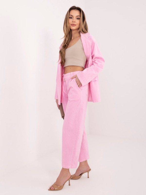 Spodnie-IT-SP-FL8916.13-jasny różowy