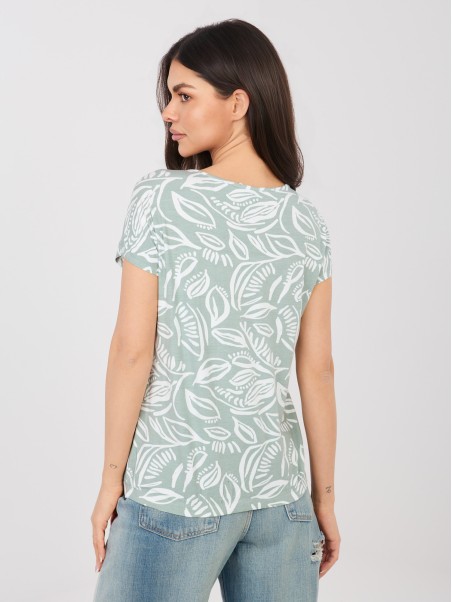 Marškinėliai-D12110M02646E-pistacijų