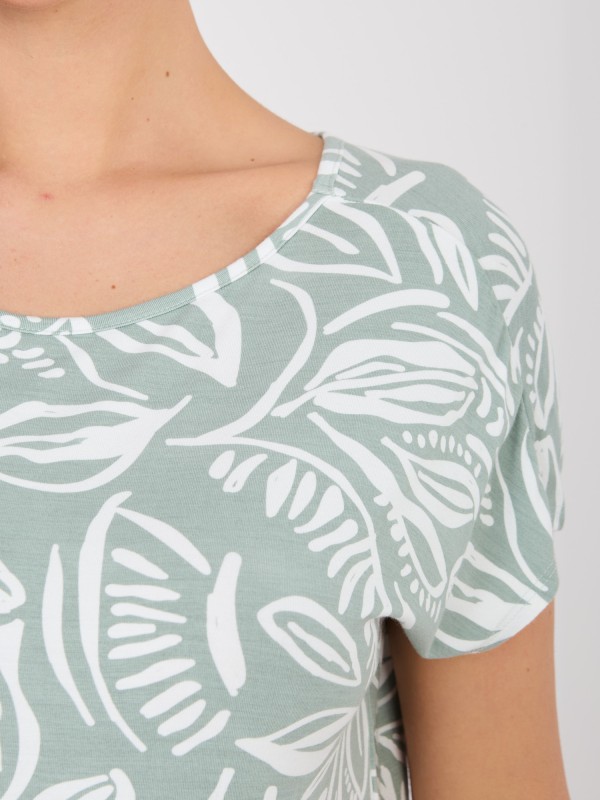 Marškinėliai-D12110M02646E-pistacijų