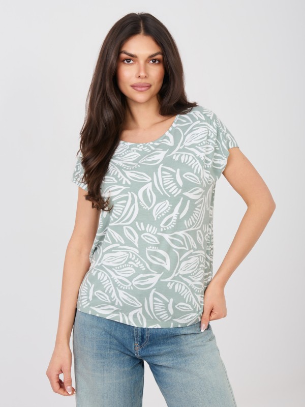 Marškinėliai-D12110M02646E-pistacijų