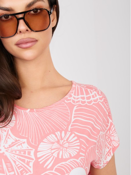 Marškinėliai-D12110M02646F-koraliniai