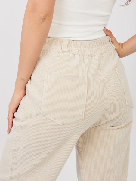 Kelnės-IT-SP-FL8916.80-šviesiai smėlio spalvos