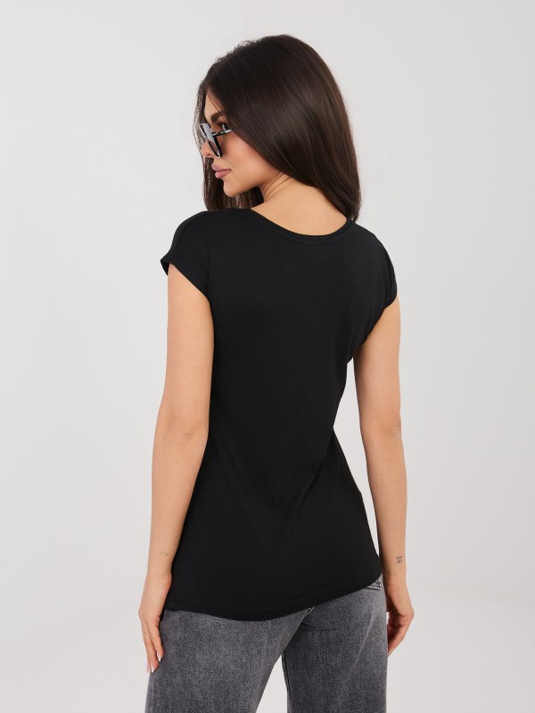 T-shirt-D12041AH02570C-czarny 2