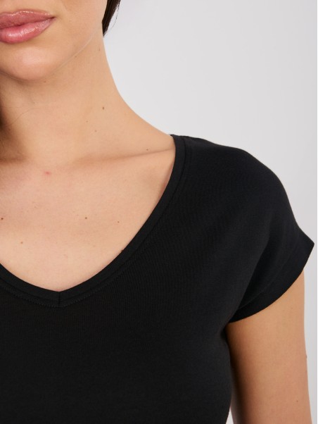 T-shirt-D12041AH02570C-czarny