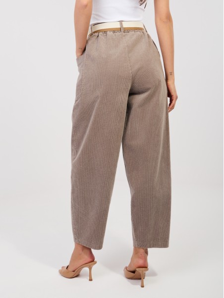 Kelnės-IT-SP-FL9665.78-tamsiai smėlio spalvos