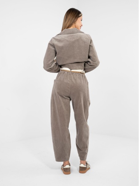 Kelnės-IT-SP-FL9665.78-tamsiai smėlio spalvos