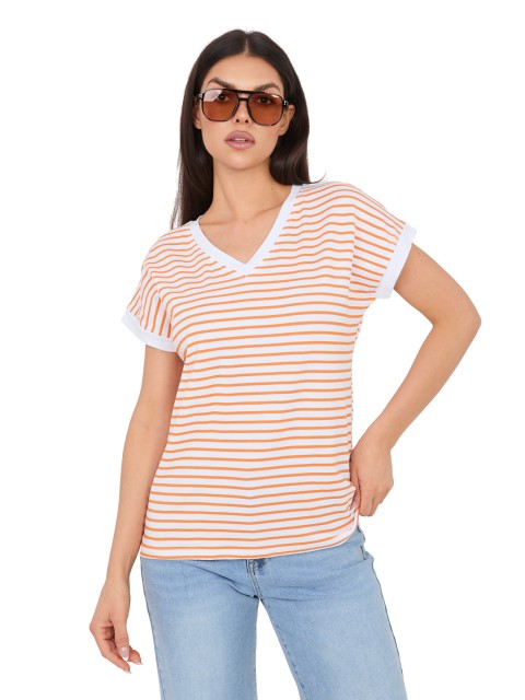 T-shirt-RV-TS-A1124.90-pomarańczowy 2