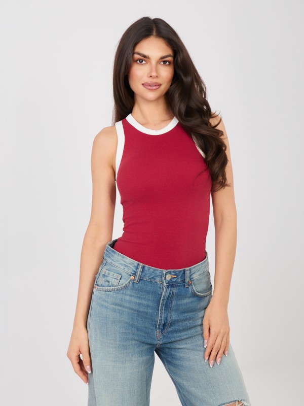 Viršutinė dalis – D16197AJ02864A – tamsiai raudona