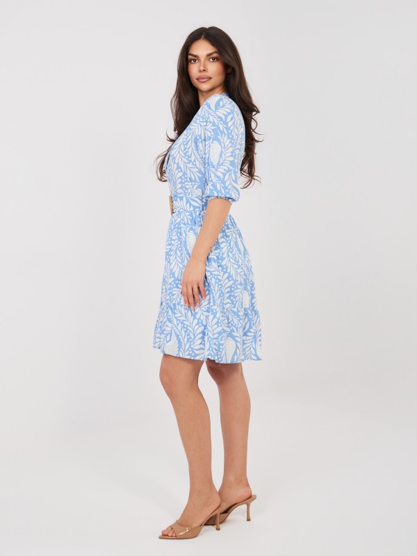 Suknelė-D74516M30485A-šviesiai mėlyna