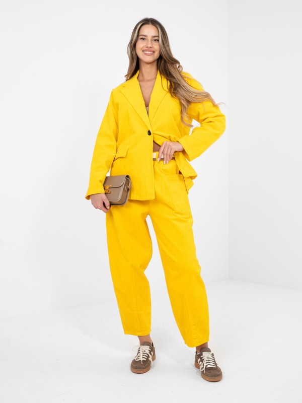 Spodnie-IT-SP-FL9665.78-żółty