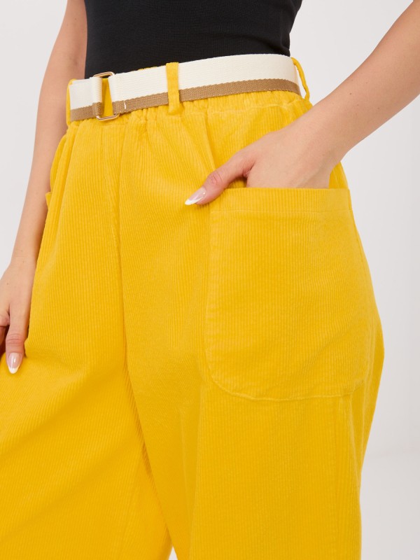 Spodnie-IT-SP-FL9665.78-żółty