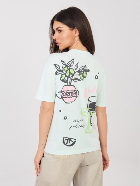 Marškinėliai-D12022AH02645AA-mėtos spalvos