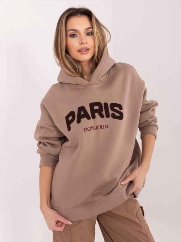 Džemperis-RV-BL-A1041.48-tamsiai smėlio spalvos