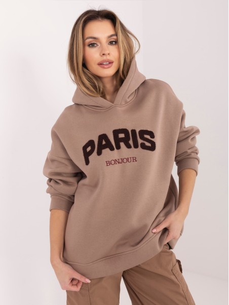 Džemperis-RV-BL-A1041.48-tamsiai smėlio spalvos