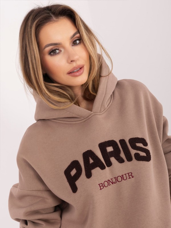 Džemperis-RV-BL-A1041.48-tamsiai smėlio spalvos