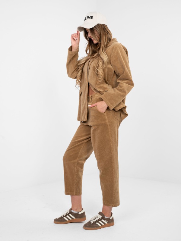 Kelnės-IT-SP-FL8916.13-kupranugario spalvos