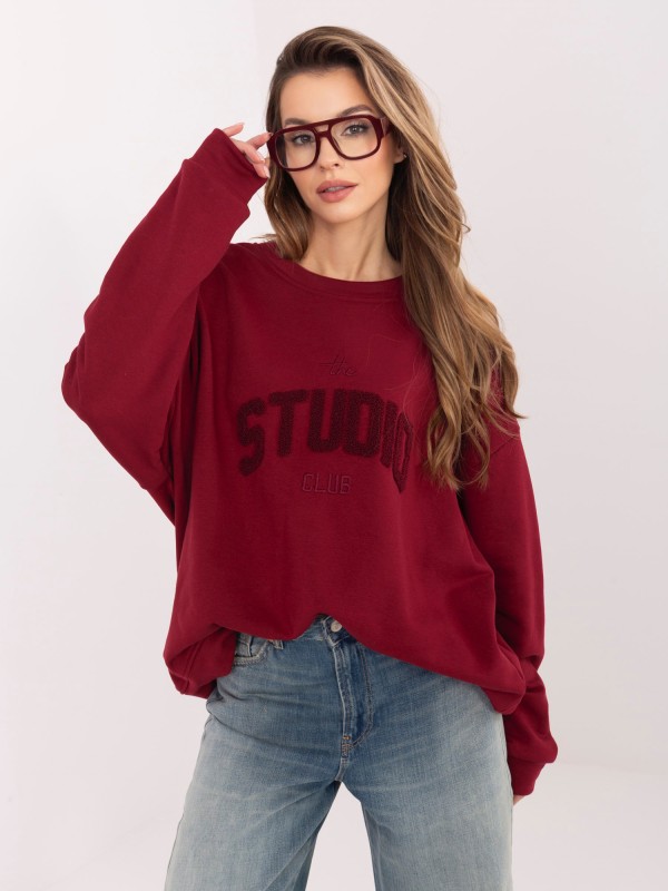 Megztinis-RV-BL-A1182.46-bordo spalvos