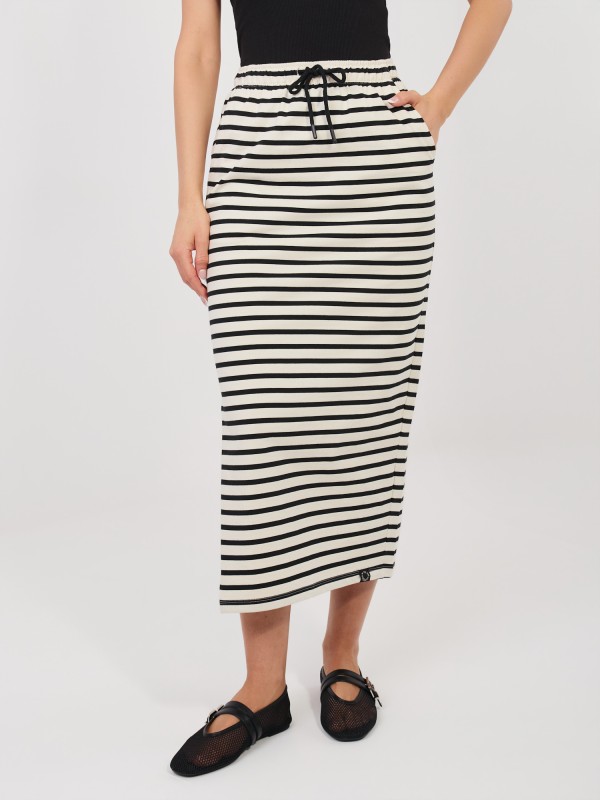 Sijonas-D12127M50254A-šviesiai smėlio spalvos