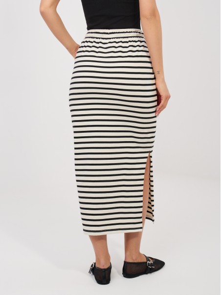 Sijonas-D12127M50254A-šviesiai smėlio spalvos