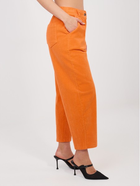 Spodnie-IT-SP-FL8916.13-pomarańczowy