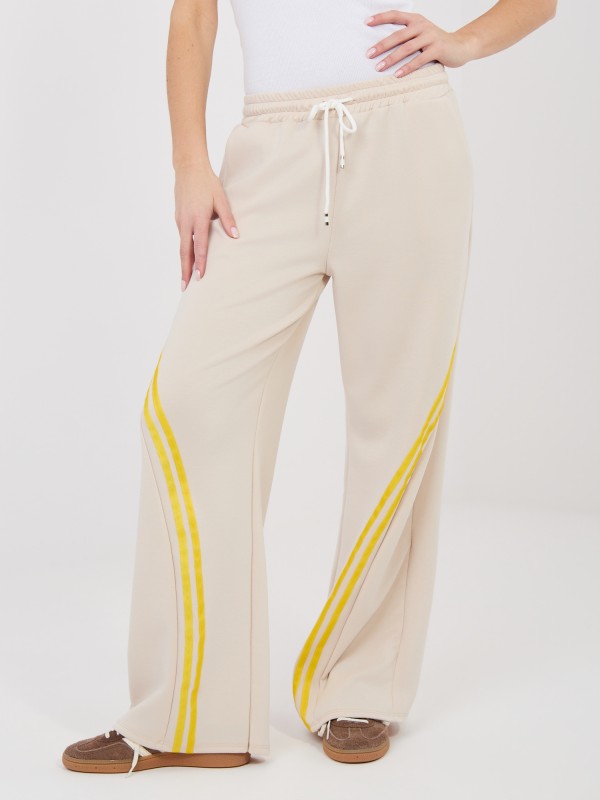 Sportinės kelnės-IT-DR-22168.66-smėlinės