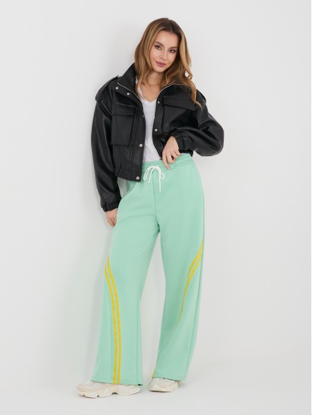 Sportinės kelnės-IT-DR-22168.66-mėtos spalvos