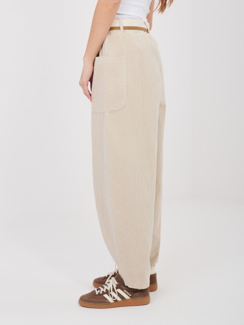 Kelnės-IT-SP-FL9665.14-šviesiai smėlio spalvos