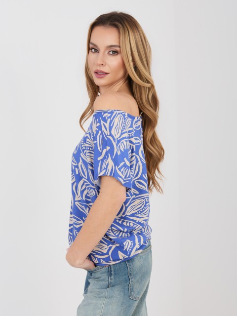 Marškinėliai-D12110M02646E-tamsiai mėlyni