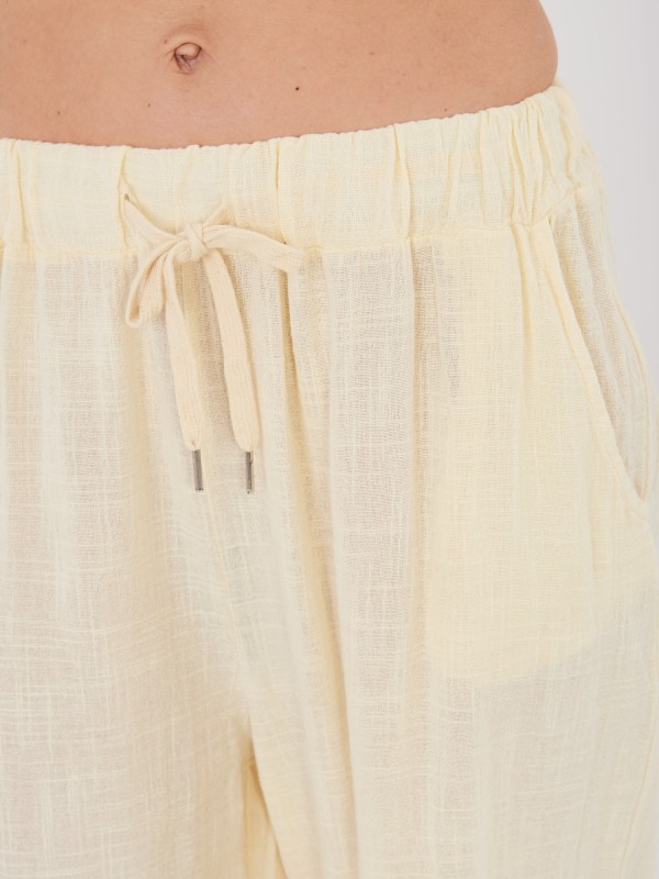 Kelnės-IT-SP-2873.02-šviesiai geltonos