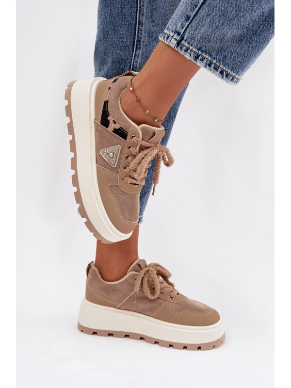 Women's Platform Sneakers Beige Florinda