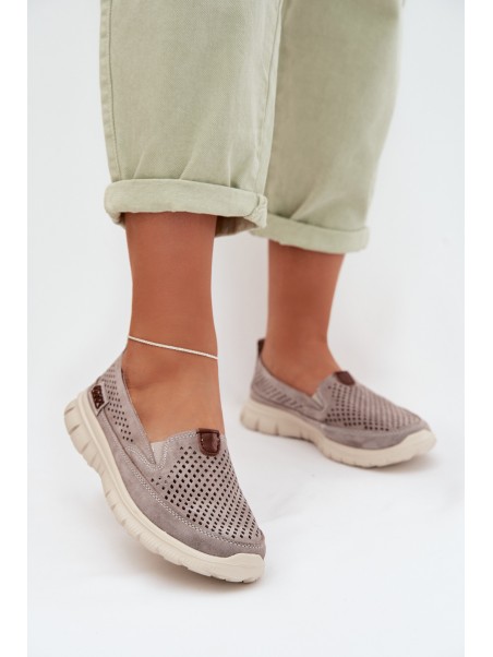 Openwork Suede Shoes Ravinette