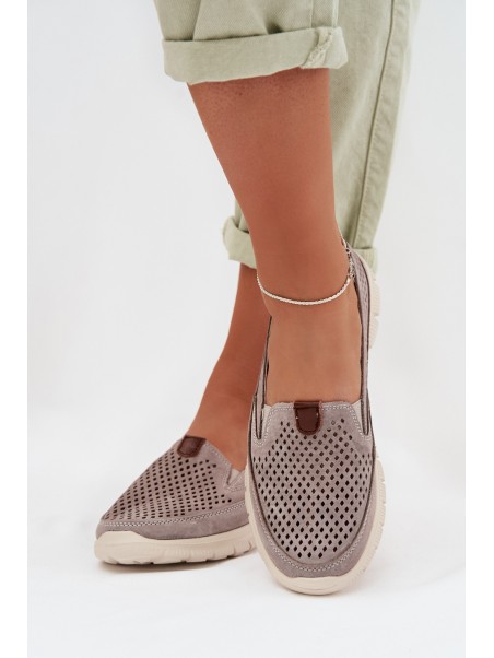 Openwork Suede Shoes Ravinette