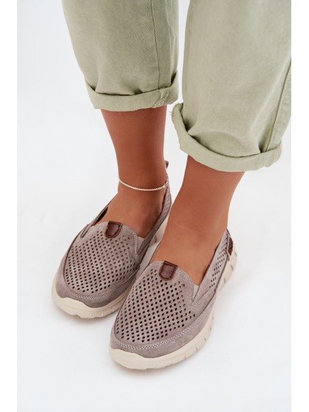 Openwork Suede Shoes Ravinette