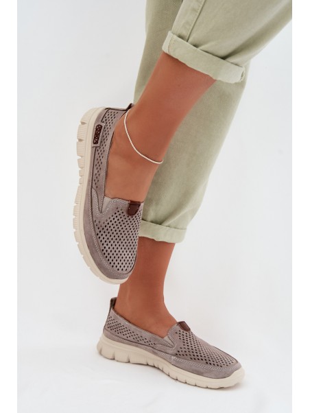 Openwork Suede Shoes Ravinette