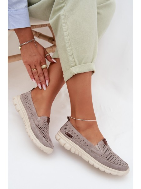 Openwork Suede Shoes Ravinette