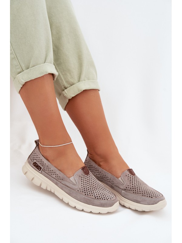 Openwork Suede Shoes Ravinette