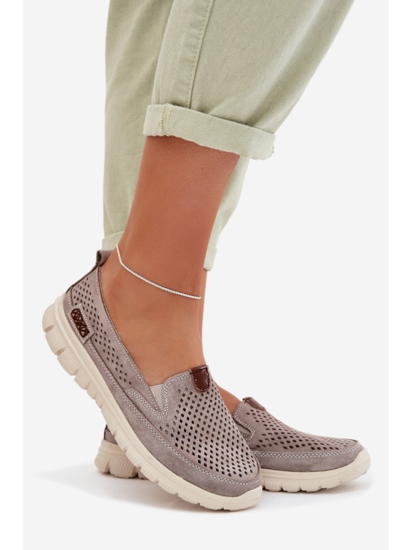 Openwork Suede Shoes Ravinette