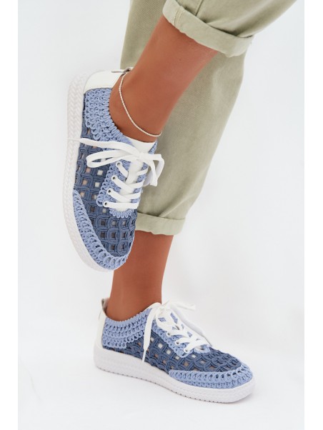 Leather Women's Loafers D&A GR61-5951 Blue