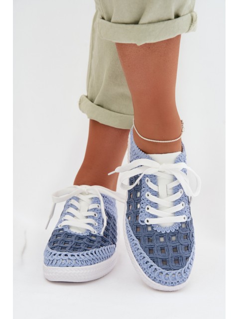 Leather Women's Loafers D&A GR61-5951 Blue 2