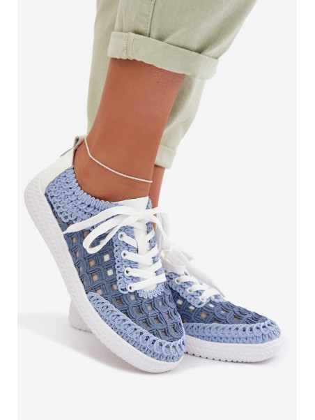 Leather Women's Loafers D&A GR61-5951 Blue