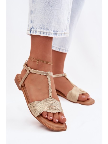 Women's Flat Yellow Sandals Nexora